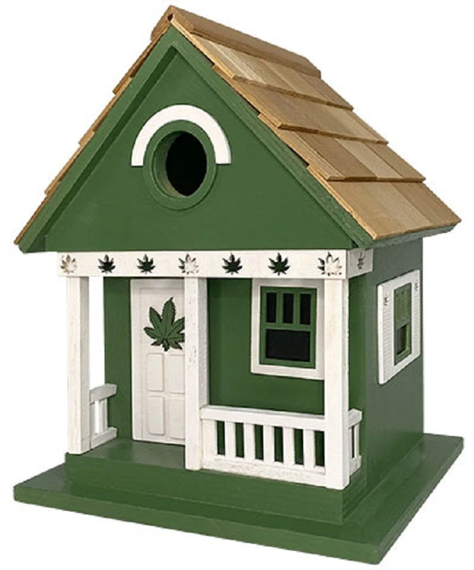 Cannabis Cottage Bird House 3 Cannabis Cottage Bird House