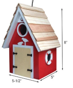 Dockside Cabin Bird House -Pet Supplies Store HOB 9514RS DIM 500x600 55d772fa 1a8f 4369 bd7d 140c928f475e
