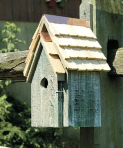 Bluebird Manor Bird House, Grey