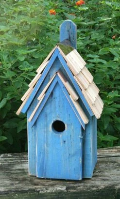 Bluebird Manor Bird House, Blue