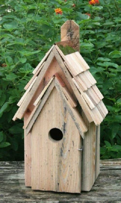 Bluebird Manor Bird House, Natural
