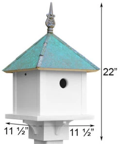 Skybox Bird House With Verdigris Roof -Pet Supplies Store HW 222A ACC 500x600 af3f8b78 fe09 4573 8567 aeb02ec976d5
