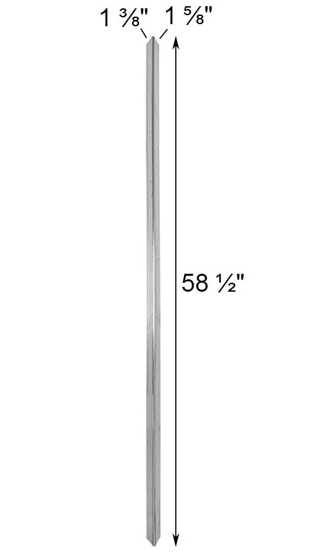 Telescoping Aluminum Triangular Pole, 12' 4 Telescoping Aluminum Triangular Pole, 12' - Image 2