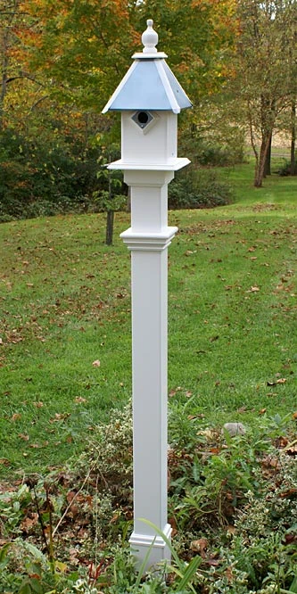 Carriage Bird House And Decorative Mounting Post 5 Carriage Bird House And Decorative Mounting Post - Image 3