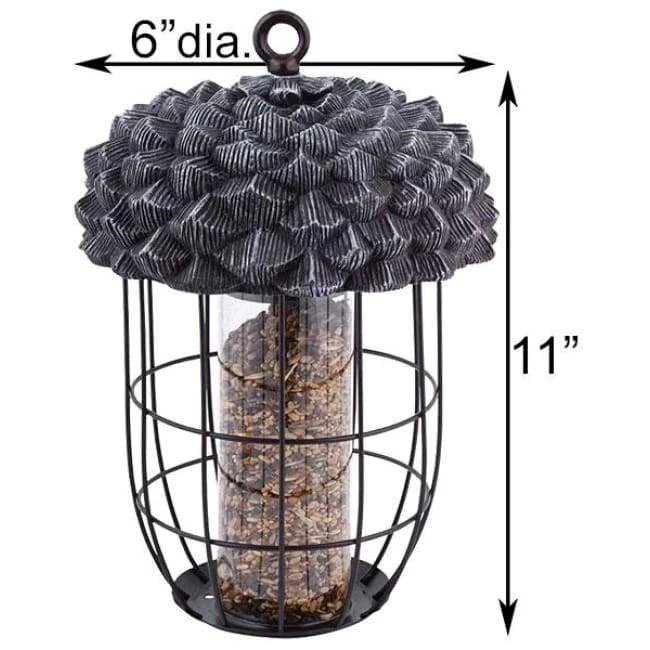 ESSCHERT DESIGN Acorn Silo Bird Feeder 4 ESSCHERT DESIGN Acorn Silo Bird Feeder - Image 2