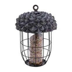 ESSCHERT DESIGN Acorn Silo Bird Feeder