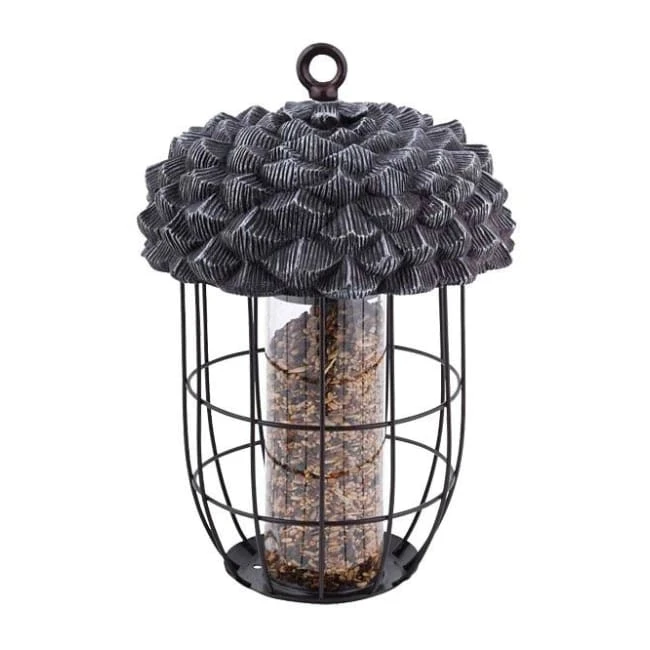 ESSCHERT DESIGN Acorn Silo Bird Feeder 3 ESSCHERT DESIGN Acorn Silo Bird Feeder
