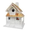 Backyard Cottage Bird House, White 2 Backyard Cottage Bird House, White -Pet Supplies Store backyard cottage white bird house 25 01 50 00 home bazaar birdhousesandbaths 765