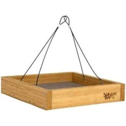 Bamboo Tray Bird Feeder