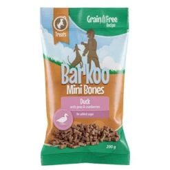 Barkoo Grain-Free Mini Bones Saver Packs -Pet Supplies Store barkoo minibones gf 200g duck 1000x1000 4