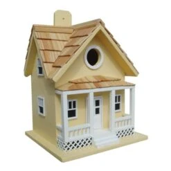 Beachside Cottage Bird House, Yellow