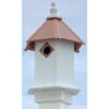 Bluebird Hexagonal Bird House With Hammered Copper Colored Roof -Pet Supplies Store bluebird hexagonal bird house hammered copper colored roof 125 01 150 00 wing prayer birdhousesandbaths 523