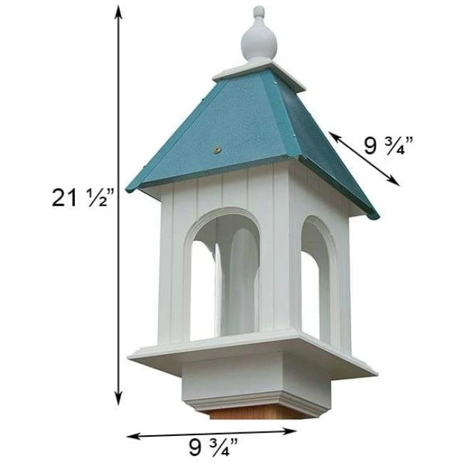Camellia Bird Feeder With Verdigris Roof 4 Camellia Bird Feeder With Verdigris Roof - Image 2
