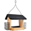 Cedar Hopper Bird Feeder With Suet Cages, Small -Pet Supplies Store cedar hopper bird feeder suet cages small 25 01 50 00 feeders natures birdhousesandbaths 847