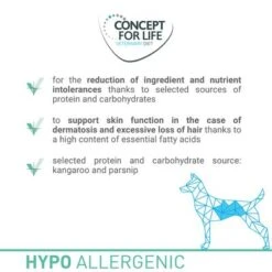 Concept For Life Veterinary Diet Hypoallergenic - Kangaroo 6 Concept For Life Veterinary Diet Hypoallergenic - Kangaroo -Pet Supplies Store cfl hund board hypoallergen k nguru gb 8