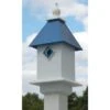 Classic Bluebird House With Cobolt Blue Roof -Pet Supplies Store classic bluebird house cobolt blue roof 100 01 125 00 bird wing prayer birdhousesandbaths 944