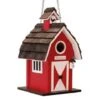 Classic Red Barn Bird House 2 Classic Red Barn Bird House -Pet Supplies Store classic red barn bird house 25 01 50 00 home bazaar birdhousesandbaths 728