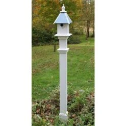 Decorative Mounting Post, White - 5'