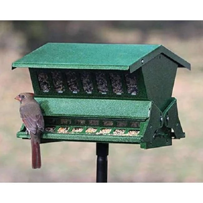 Double Sided Absolute II Bird Feeder With Pole & Hanger 3 Double Sided Absolute II Bird Feeder With Pole & Hanger