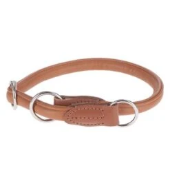 HUNTER Round & Soft Dog Collar - Cognac -Pet Supplies Store dsc9100 3