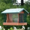 Going Green Premier Bird Feeder With Suet Cages -Pet Supplies Store green premier bird feeder suet cages 50 01 75 00 feeders woodlink birdhousesandbaths 639