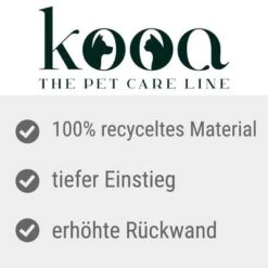 Kooa Cat Litter Tray - 100% Recycled Plastic -Pet Supplies Store kooa schalentoilette aus 100 recyceltem plastikm ll usps 4