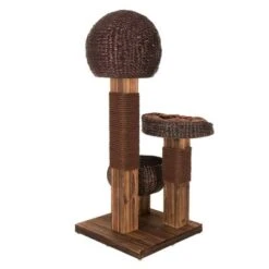 Scorched Wood Cat Tree -Pet Supplies Store kratz 59370 3 5