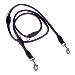 HUNTER Round & Soft Dog Lead - Black 15 HUNTER Round & Soft Dog Lead - Black -Pet Supplies Store lederleinen 16 5