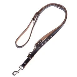 Heim Leather Dog Lead - Stars -Pet Supplies Store lederleinen 75 9