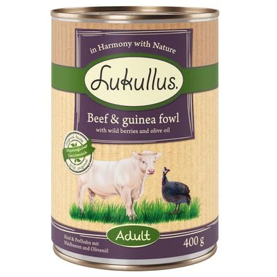 Lukullus Beef & Guinea Fowl - Grain-Free 3 Lukullus Beef & Guinea Fowl - Grain-Free