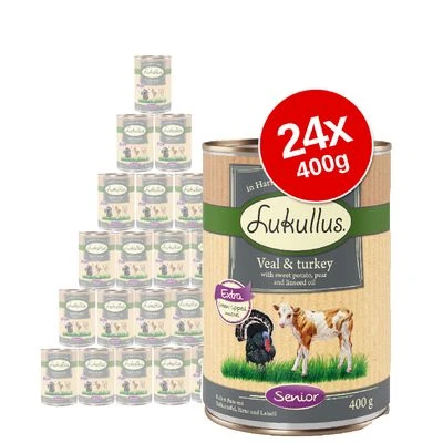 Lukullus Senior Saver Pack 24 X 400g 3 Lukullus Senior Saver Pack 24 X 400g