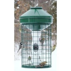 Mixed Seed Caged Bird Feeder