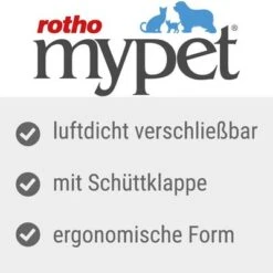 Rotho MyPet Flo Pet Food Bulk Tin -Pet Supplies Store mypet flo tierfutter sch ttdose usps 6