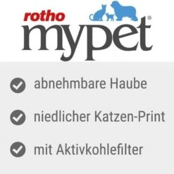 Rotho MyPet Eco BAILEY Cat Litter Tray -Pet Supplies Store mypet katzentoilette eco bailey usps 8