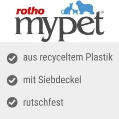 Rotho MyPet Eco BERTY Cat Litter Tray -Pet Supplies Store mypet katzentoilette eco berty usps 5