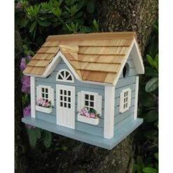 Nantucket Cottage Blue Bird House -Pet Supplies Store nantucket cottage blue bird house 25 01 50 00 home bazaar birdhousesandbaths 175