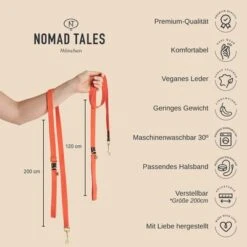 Nomad Tales Bloom Leash, Caramel -Pet Supplies Store nomad tales bloom leine usps 6 1