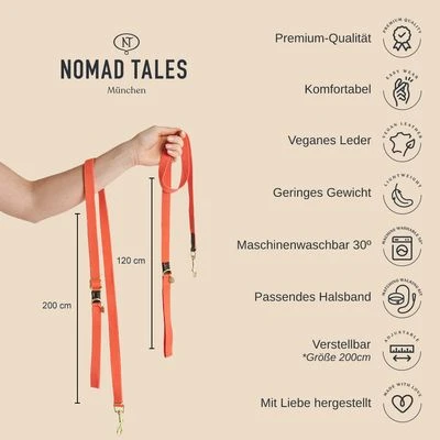 Nomad Tales Bloom Leash, Mint 6 Nomad Tales Bloom Leash, Mint - Image 4