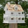 Novelty Cottage Bird House, White 2 Novelty Cottage Bird House, White -Pet Supplies Store novelty cottage white bird house 50 01 75 00 home bazaar birdhousesandbaths 287