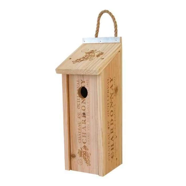 Novelty Wine Crate Cedar Bluebird House 3 Novelty Wine Crate Cedar Bluebird House