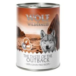 Wolf Of Wilderness Adult "The Taste Of" 6 X 400g -Pet Supplies Store outback 400g 1000x1000 8
