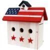 Patriotic Wren House With Three Perches -Pet Supplies Store patriotic wren house three perches 25 01 50 00 bird woodlink birdhousesandbaths 299