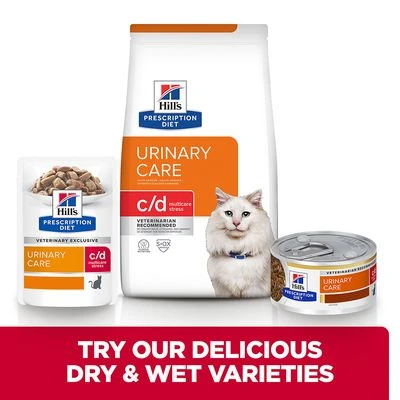 Hill's Prescription Diet Feline C/d Urinary Stress - Salmon - Image 7