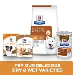 Hill’s Prescription Diet Canine K/d Mobility + Kidney + Joint Care -Pet Supplies Store pd kd mobility dog bk27181m bk32703 cross sell uk 0