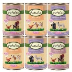 Lukullus Junior Wet Dog Food + Lukullus Junior Dry Dog Food - Special Price!* -Pet Supplies Store pla junior 6x400g 3