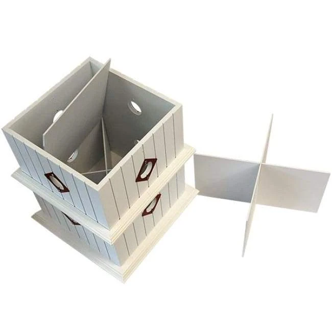 Plantation Bird House With Merlot Red Roof 5 Plantation Bird House With Merlot Red Roof - Image 3