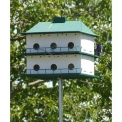 Purple Martin Two-Story House - 12 Rooms -Pet Supplies Store purple martin two story 12 room house 50 01 75 00 bird heath mfg birdhousesandbaths 312