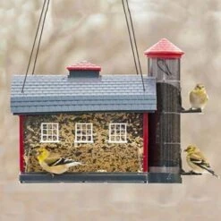 Red Barn Bird Feeder
