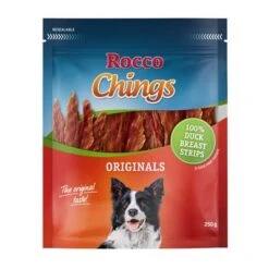Rocco Chings Originals Mixed Trial Pack -Pet Supplies Store rocco chings original duckbreaststrips 250g 1000x1000 7