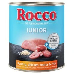 Rocco Junior Saver Pack 24 X 800g -Pet Supplies Store rocco junior poultry 800g 1000x1000 7